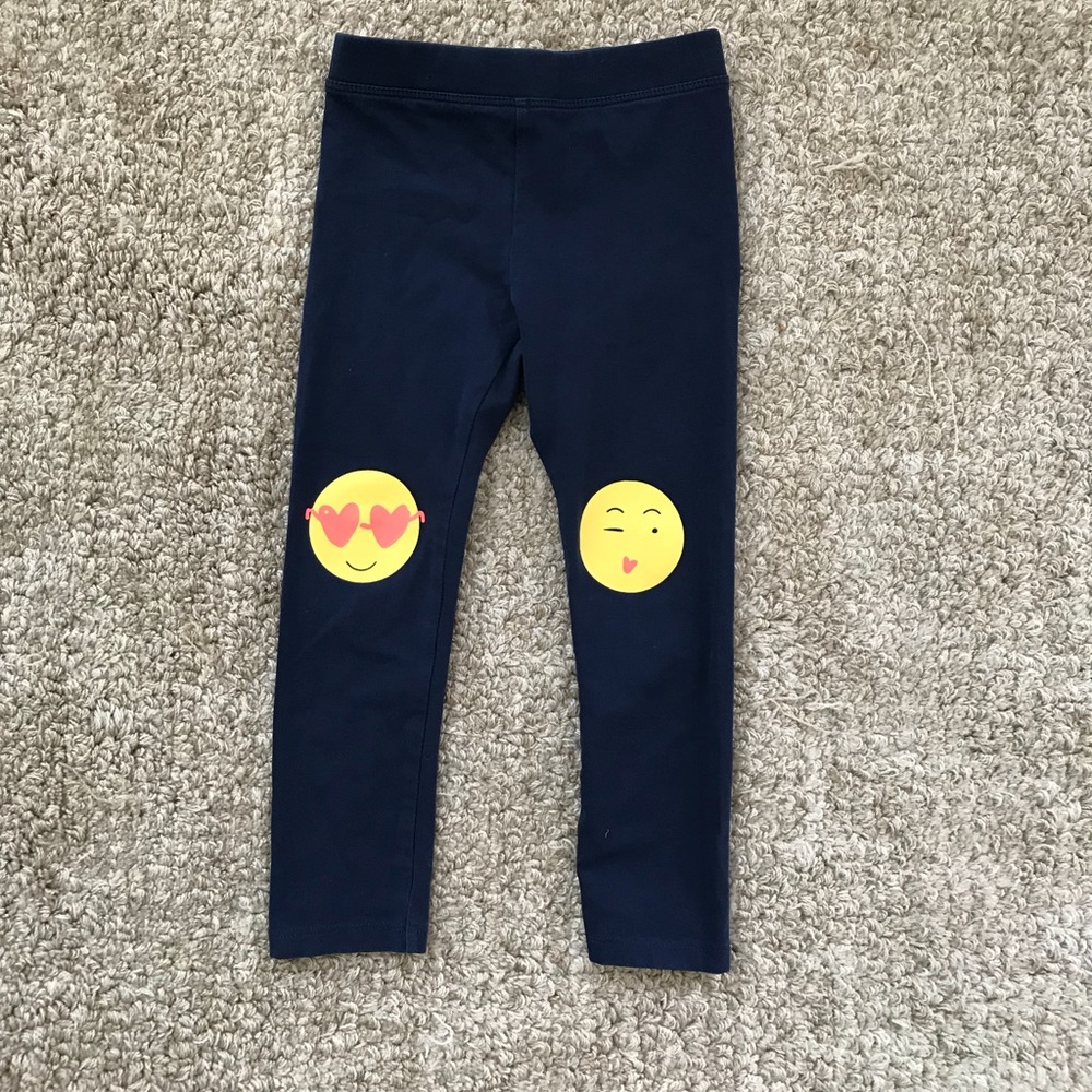 Crewcuts leggings with emojis